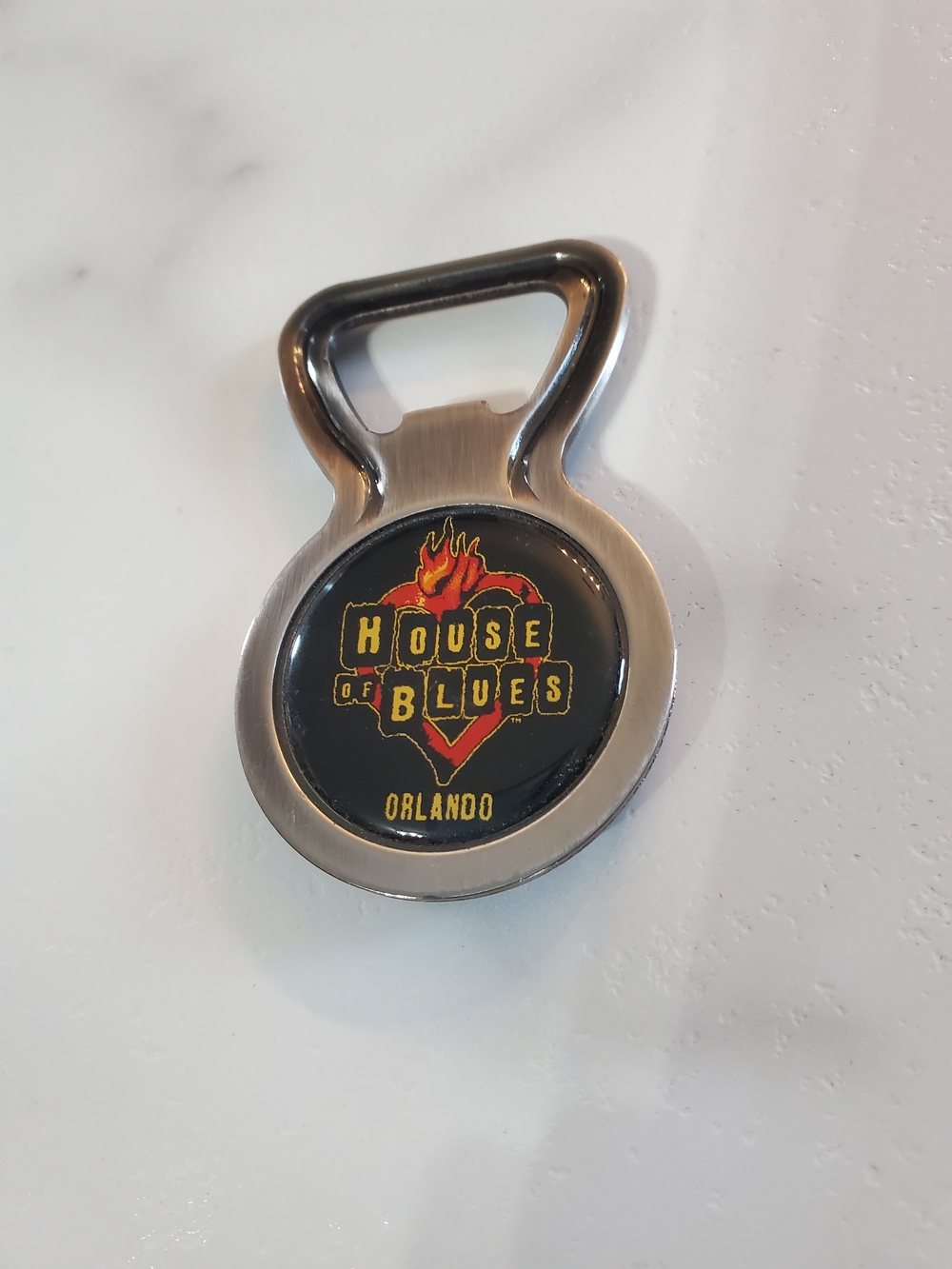 House of Blues Orlando Metal Bottle Opener Fridge Magnet - Picture 2 of 7